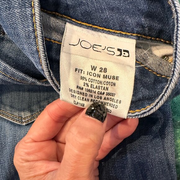 JOE's Jean Icon Muse Straight Midrise Jeans Joe Sz 28 - Picture 15 of 15